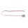 Conector estanco atornillable con cable de 100cm para tira LED 230V de 12mm